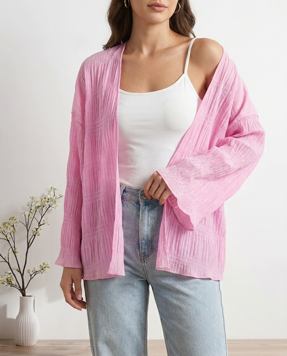 Women's Short Coat, Pink