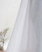 Chiffon Wrap Kimono, White